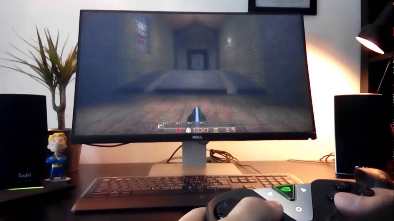 Quake Vulkan port running on NVIDIA Shield TV