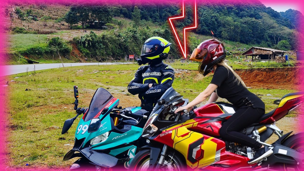TÌNH CỜ GẶP NỮ BIKER TẠI CHỮ S - LANG THANG HOÀ BÌNH MỘC CHÂU - LÊ ANH QUYỀN - MOTOVLOG