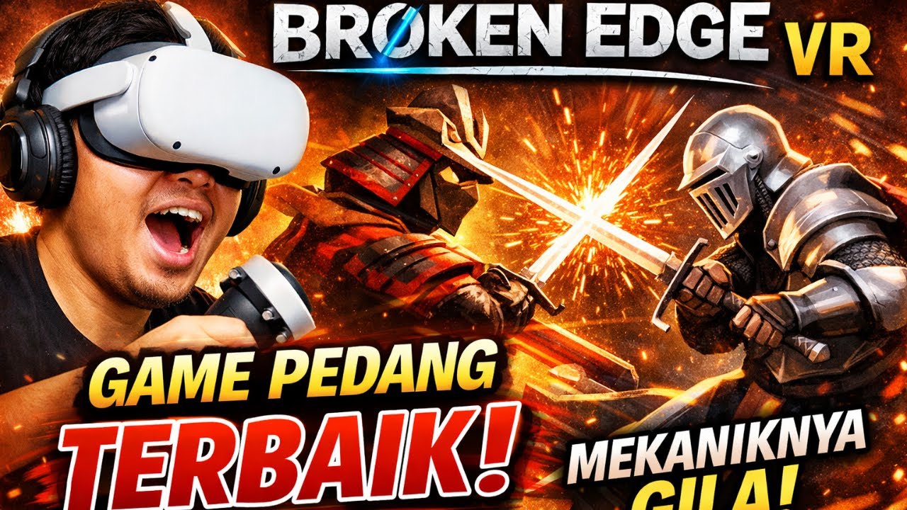 APAKAH INI GAME FIGHTING PEDANG VR TERBAIK? BROKEN EDGE SWORD VR META QUEST 3S