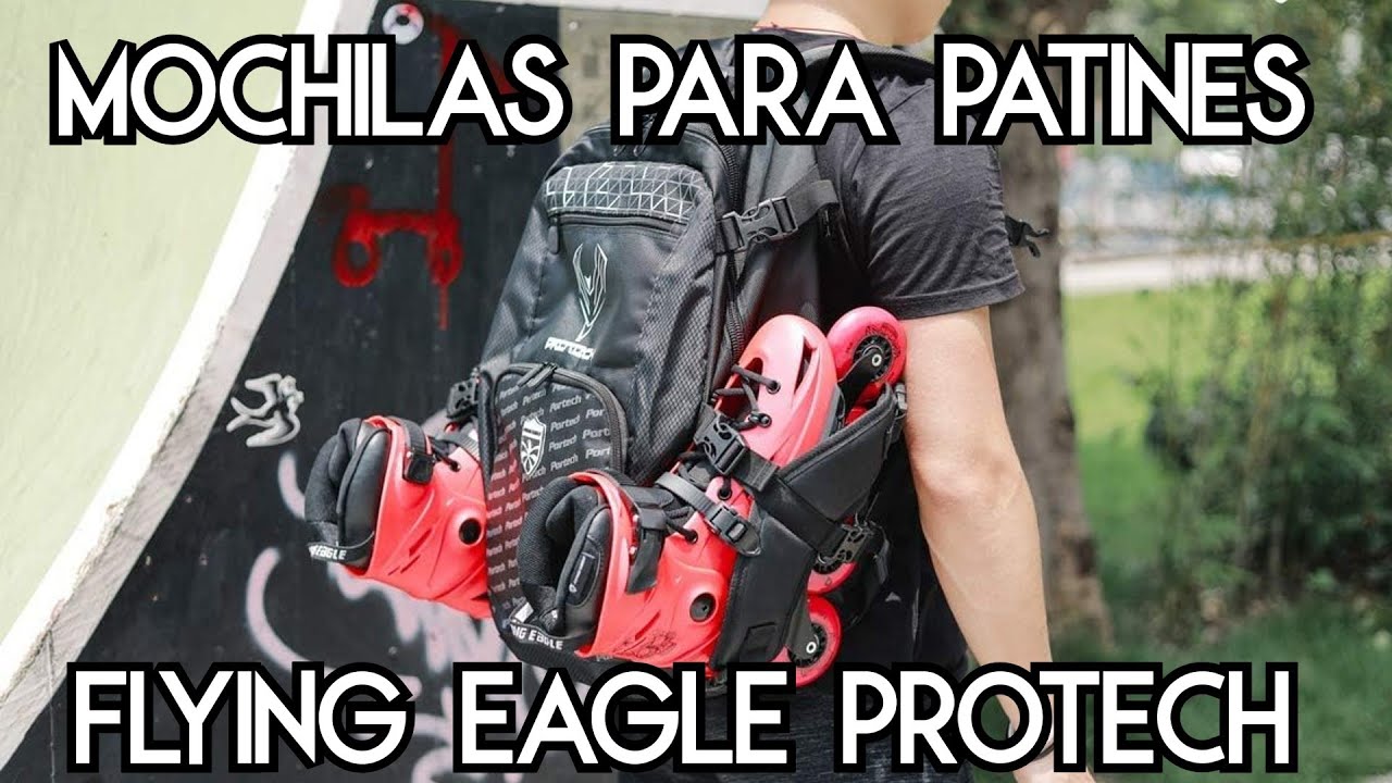 Mochila para Patines Flying Eagle PROTECH | La Mejor Forma de llevar Patines