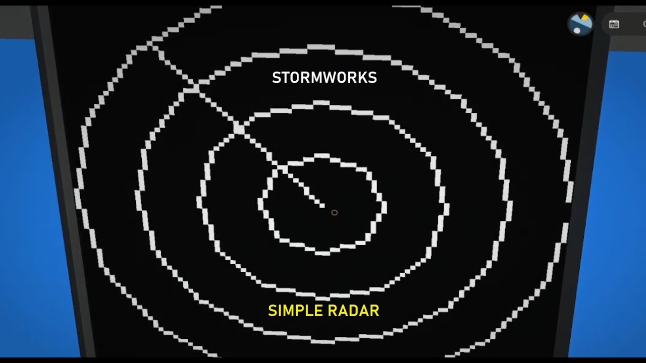 Stormworks - Simple Radar build and code!