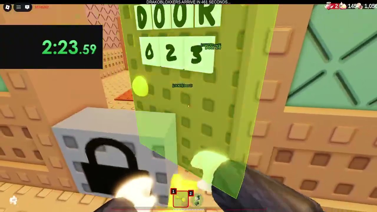 DOORS SURVIVE THE DRAKOBLOXXERS *4:11* SPEEDRUN