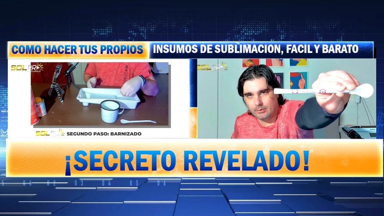 COMO HACER TUS PROPIOS INSUMOS DE SUBLIMACION, FACIL, SENCILLO Y BARATO! SECRETO REVELADO!!