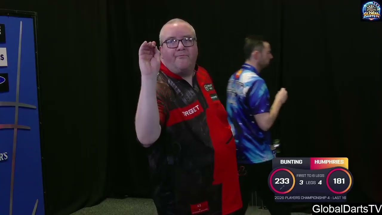 Luke Humphries vs Stephen Bunting Players Championship 4 1/8