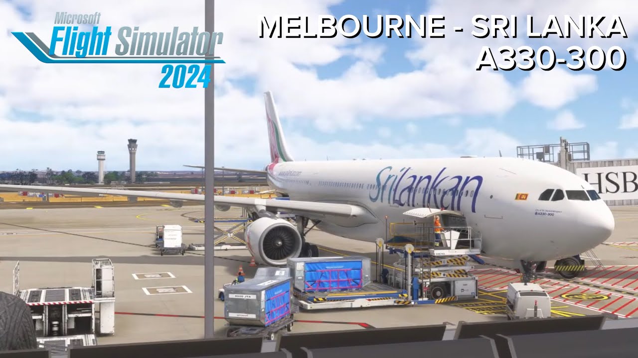 Мельбурн (YMML) - Коломбо (VCBI) | MSFS2024 | iniBuilds A330 | VATSIM