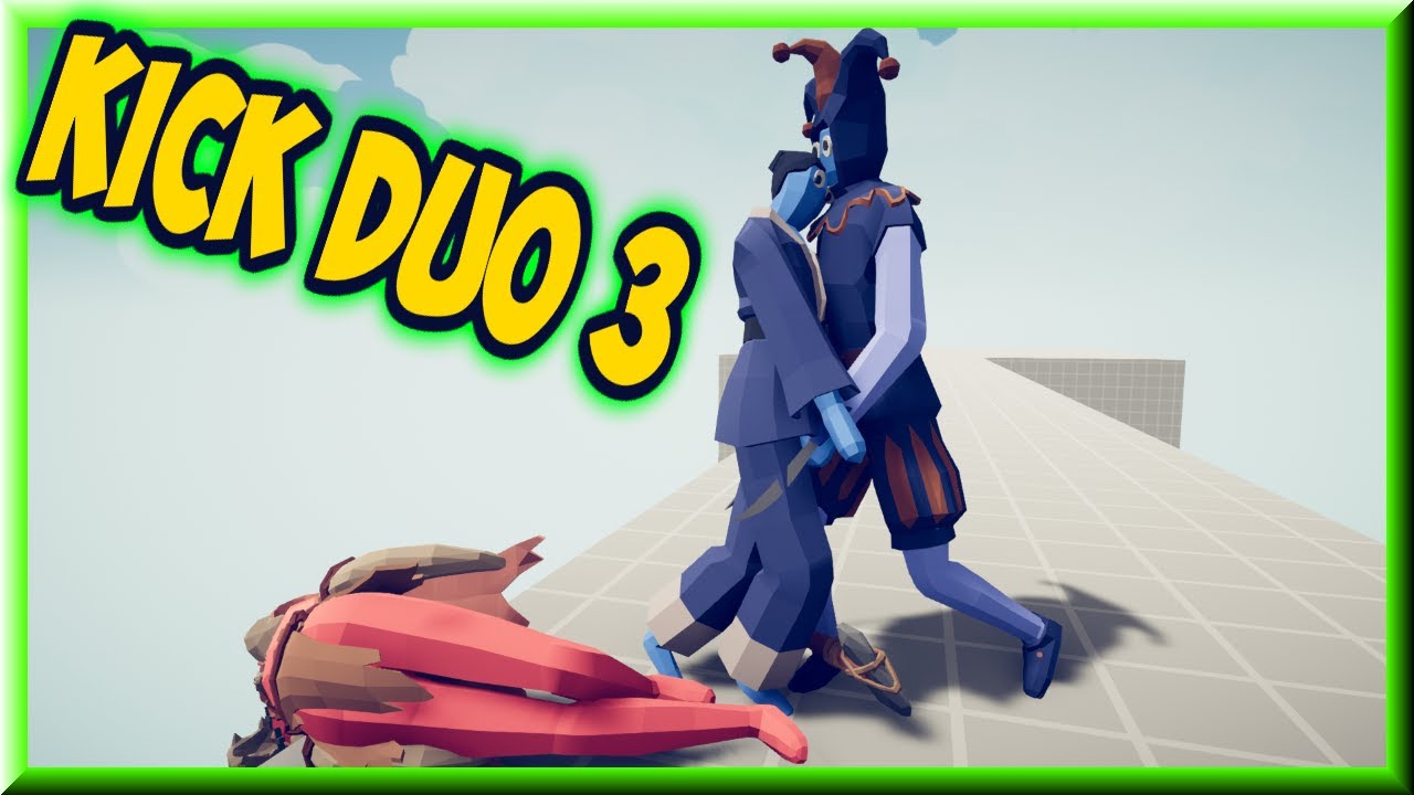 Kick Duo 3! Taekwondo and Jester vs Every Faction 2v1 + Bonus - TABS MODS GAMEPLAY