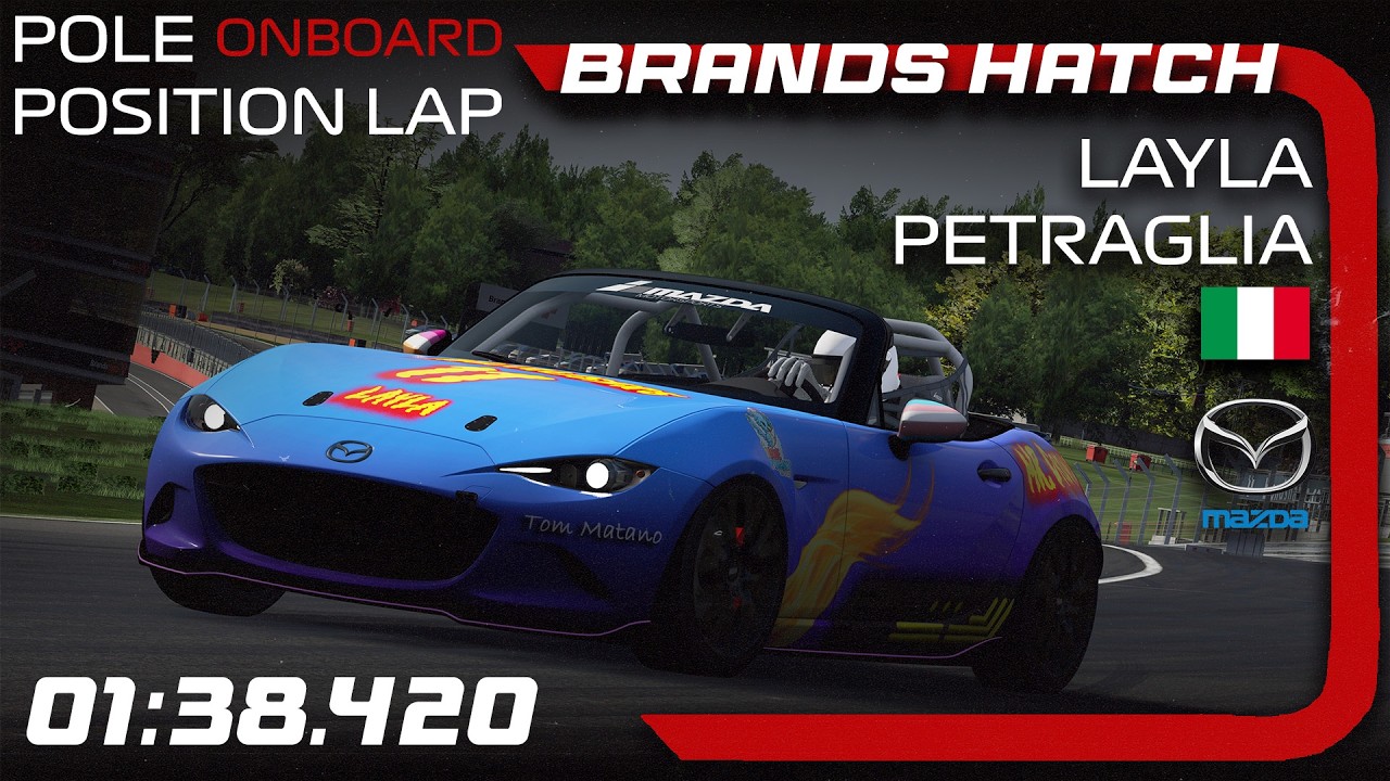 Layla Petraglia's Pole Lap l British Grand Prix l CMRSC Mazda MX-5 Cup 2026
