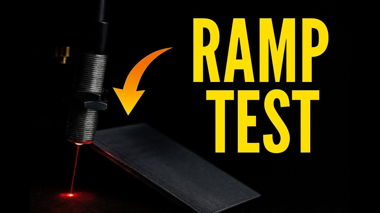 RAMP TEST Perfetto: Trova la Messa a Fuoco del tuo Laser CO2 in 5 Minuti