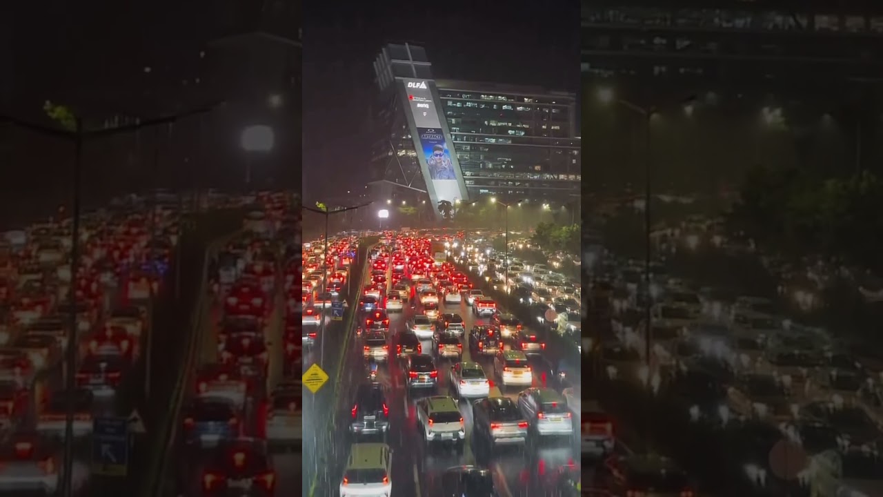Massive Traffic Jam in Gurgaon Today 🚗🚦 |