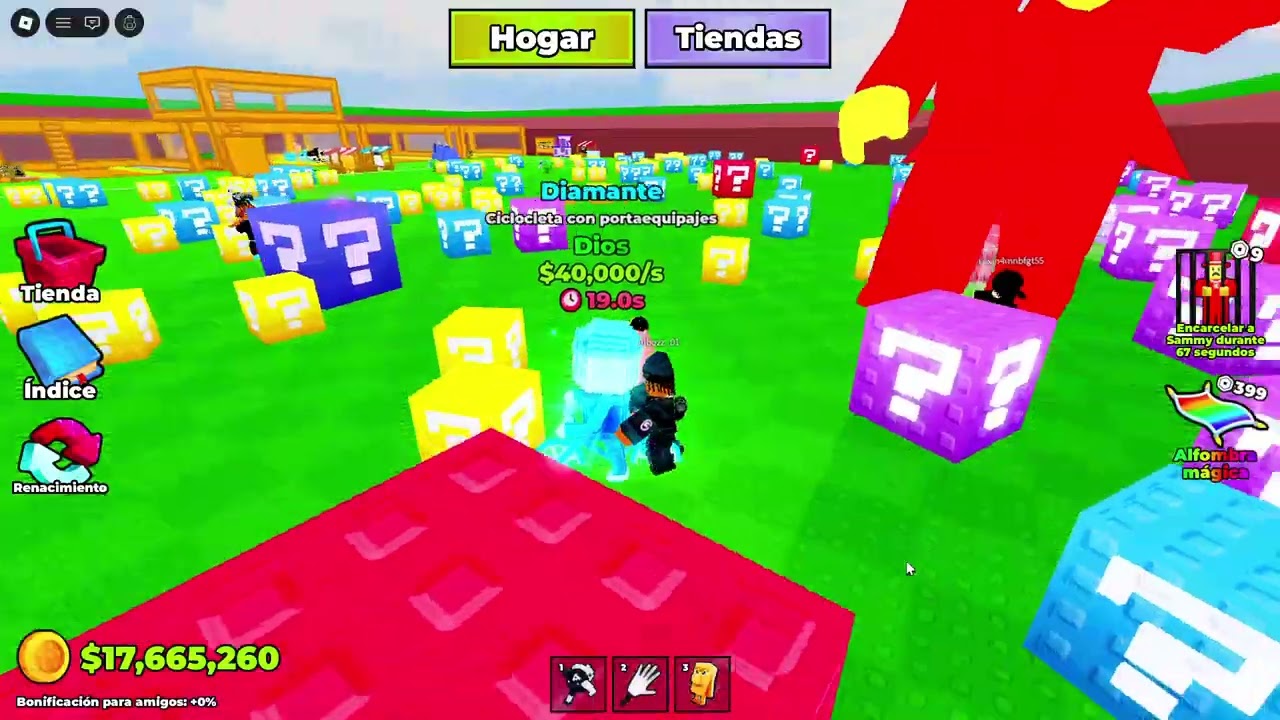 Jugando a ¡¡¡Rompe un bloque de la suerte!!!