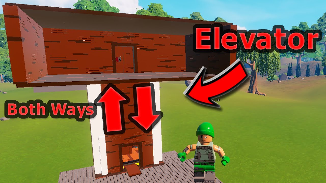 How to make the Ultimate Elevator/Lift in LEGO Fortnite