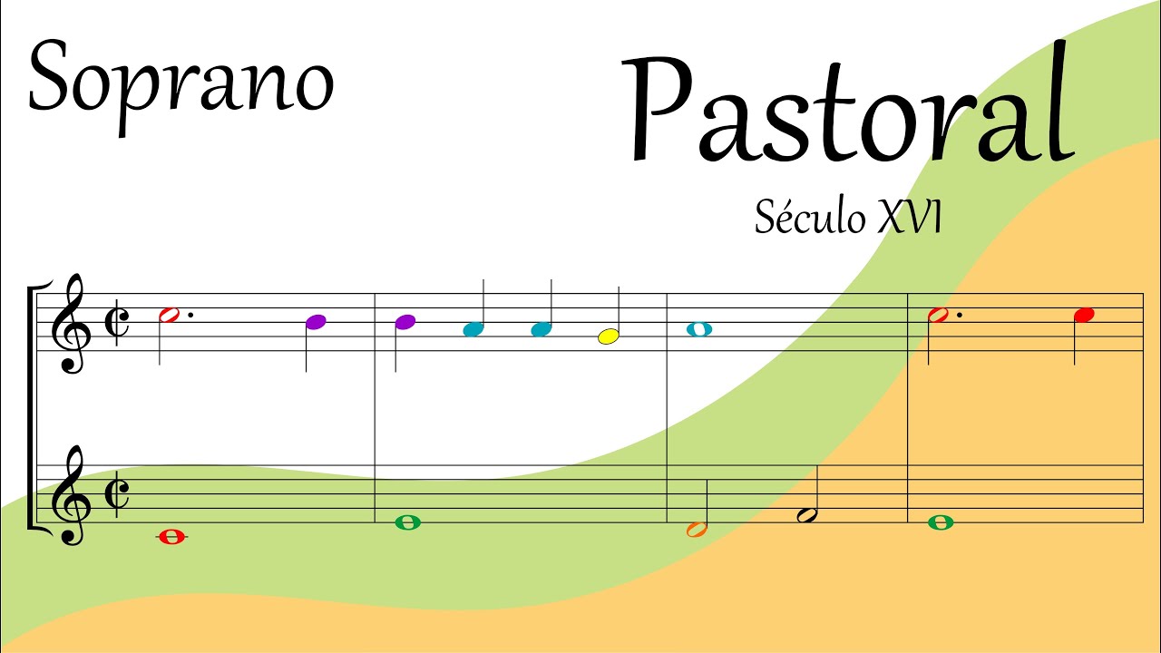 Pastoral – Flauta Doce – Partitura Colorida