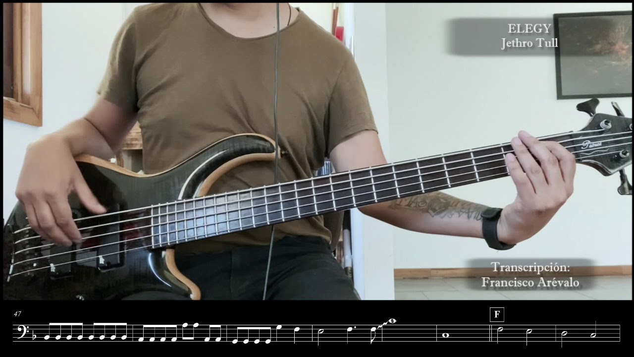Elegy - Jethro Tull  - Bass cover