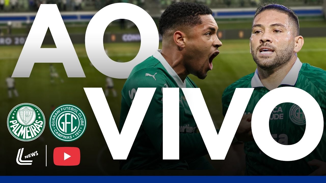 PALMEIRAS X GUARANI AO VIVO DIRETO DE BARUERI - PAULISTÃO 2026 - JOGO DO PALMEIRAS AO VIVO