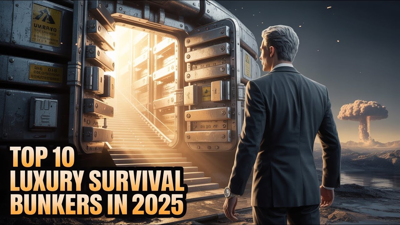 Top 10 Luxury Survival Bunkers in 2025 |Revealed Luxury Underground Homes You dont want to miss it!!