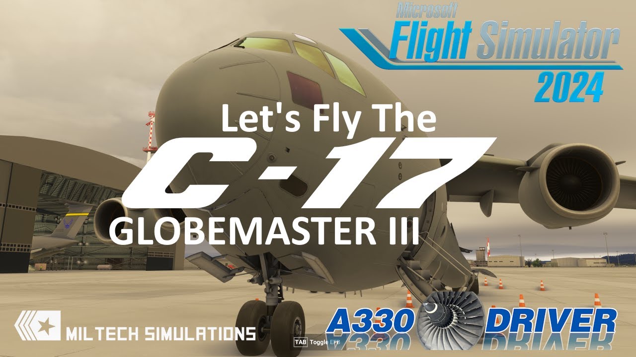 Boeing C17 Globemaster III FIRST FLIGHT | Flight Simulator 2024 | Real Airbus Pilot