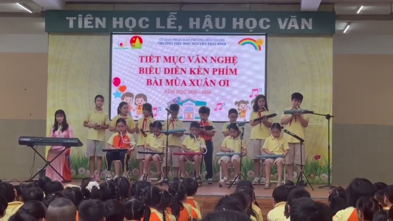 MÙA XUÂN ƠI - NHẠC VÀ LỜI: NGUYỄN NGỌC THIỆN - BIỂU DIỄN KÈN PHÍM, ĐỆM ĐÀN ORGAN GV&HS TRƯỜNG NTB