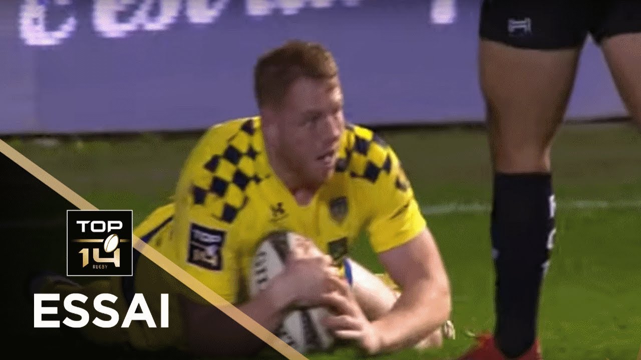 TOP 14 - Essai George MERRICK (ASM) - Toulon - Clermont - J11 - Saison 2019/2020