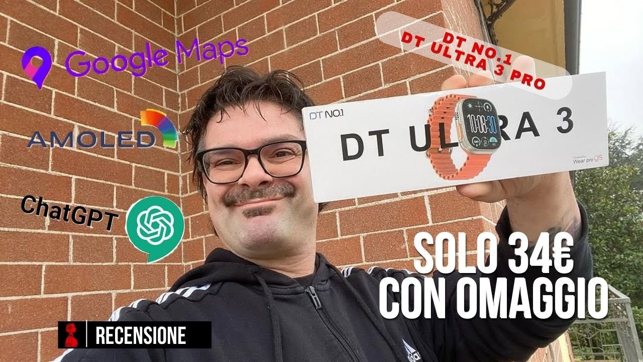 Un CLONE così non lo avete mai visto - DT ULTRA 3 PRO offre CHAT GPT, Mappe Google e molto altro