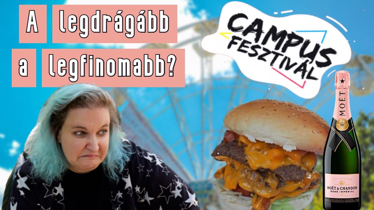 Mennyit költöttem a CAMPUS Fesztiválon? 2023! 🫣 A legolcsóbb és a legdrágább FESZTIVÁLKAJA! 😳