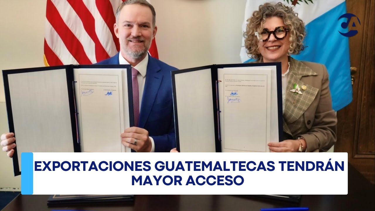 Guatemala firma acuerdo de aranceles con EE.UU.