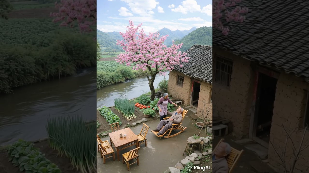 A quiet morning in Japan.🫂❤️☘️ #ytshorts #village #ai #shortvideo #shorts #peace #japan