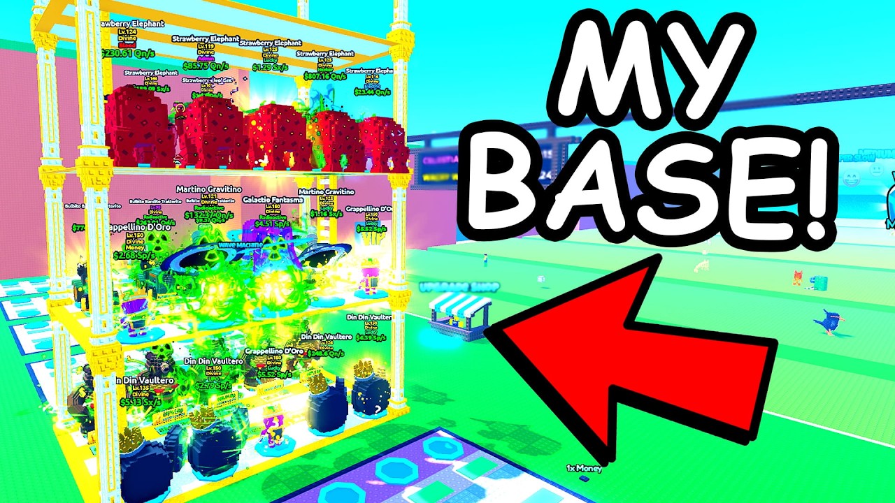 I STOLE Brainrots To Get DIVINE ONLY BASE in Escape Tsunami...