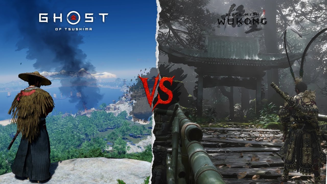 Black Myth Wukong vs Ghost of Tsushima | Physic and Details Comparison