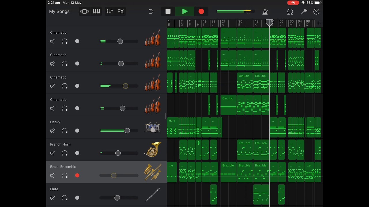 F1 Theme in GarageBand