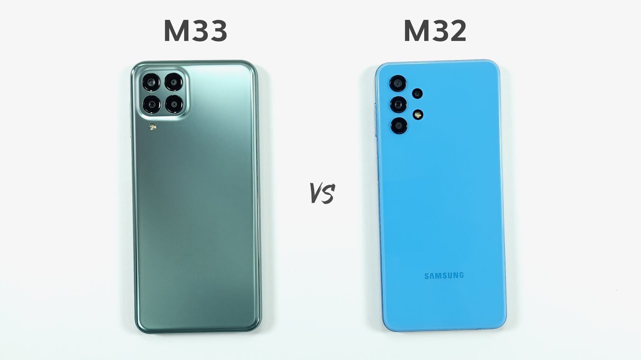 Samsung M33 vs Samsung M32 Speed Test & Camera Comparison