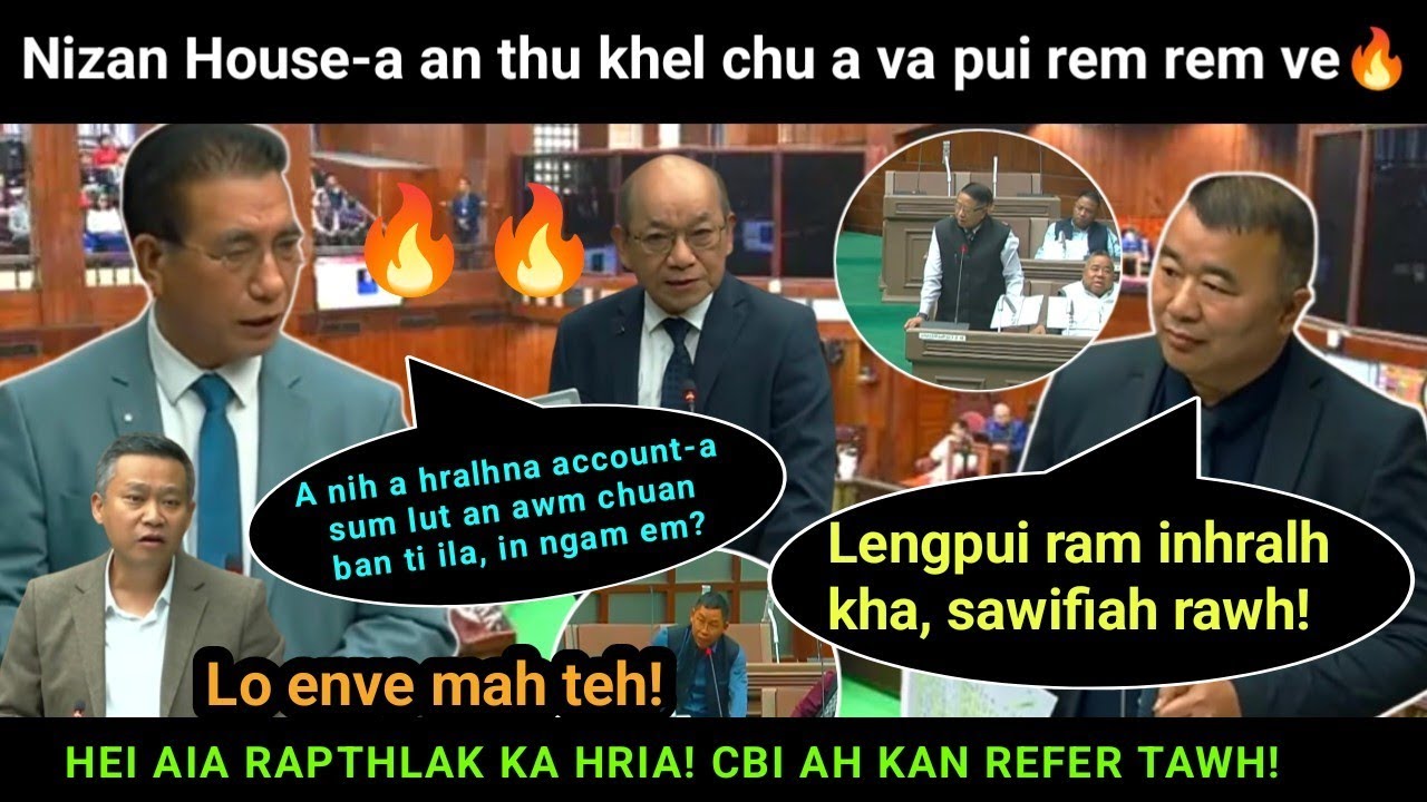 Ekhai! Nizan House-a an thu khel zet chu lo enve mah teh! A va pui ve🔥CM-i'n a in insum zo bik lo!
