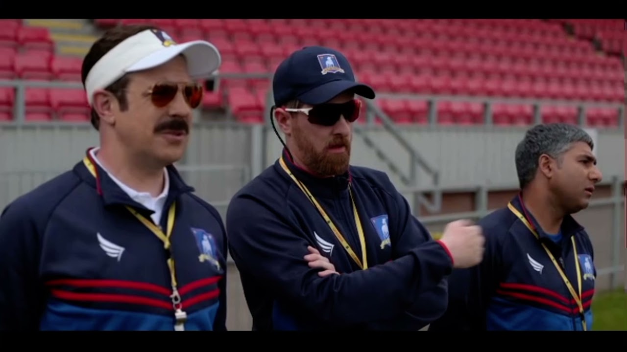 Ted Lasso - The team practice their dance