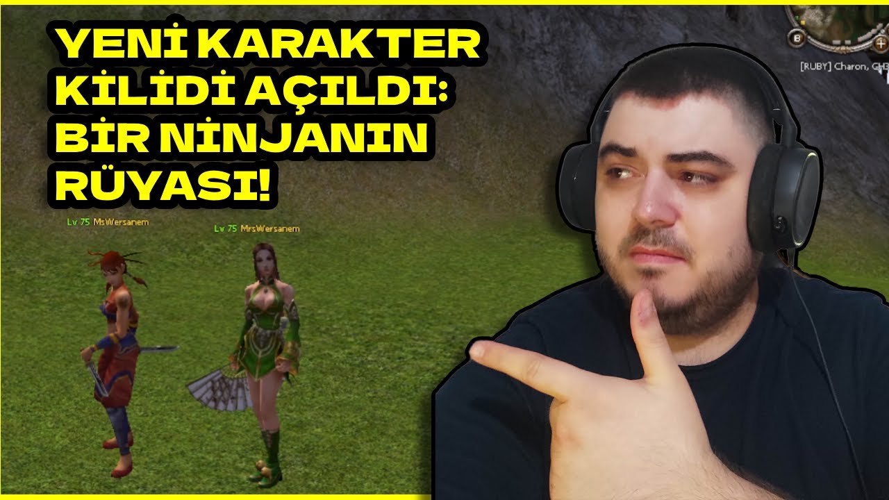 YENİ KARAKTER A&Ccedil;ILDI! BİR NİNJANIN HAYALİ! METİN2 TR RUBY CHARON