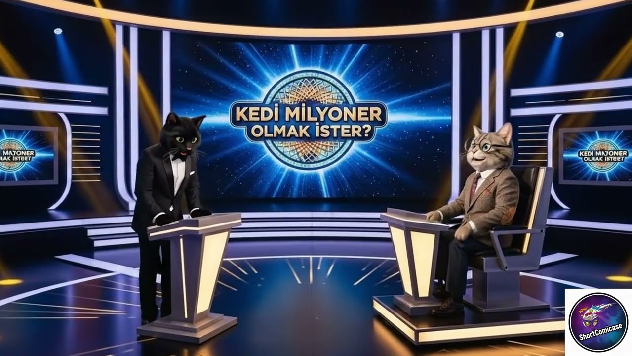 Kedi Milyoner Olmak İster 🐱🎓 | Profesör Kedi 1 Milyonun Peşinde!