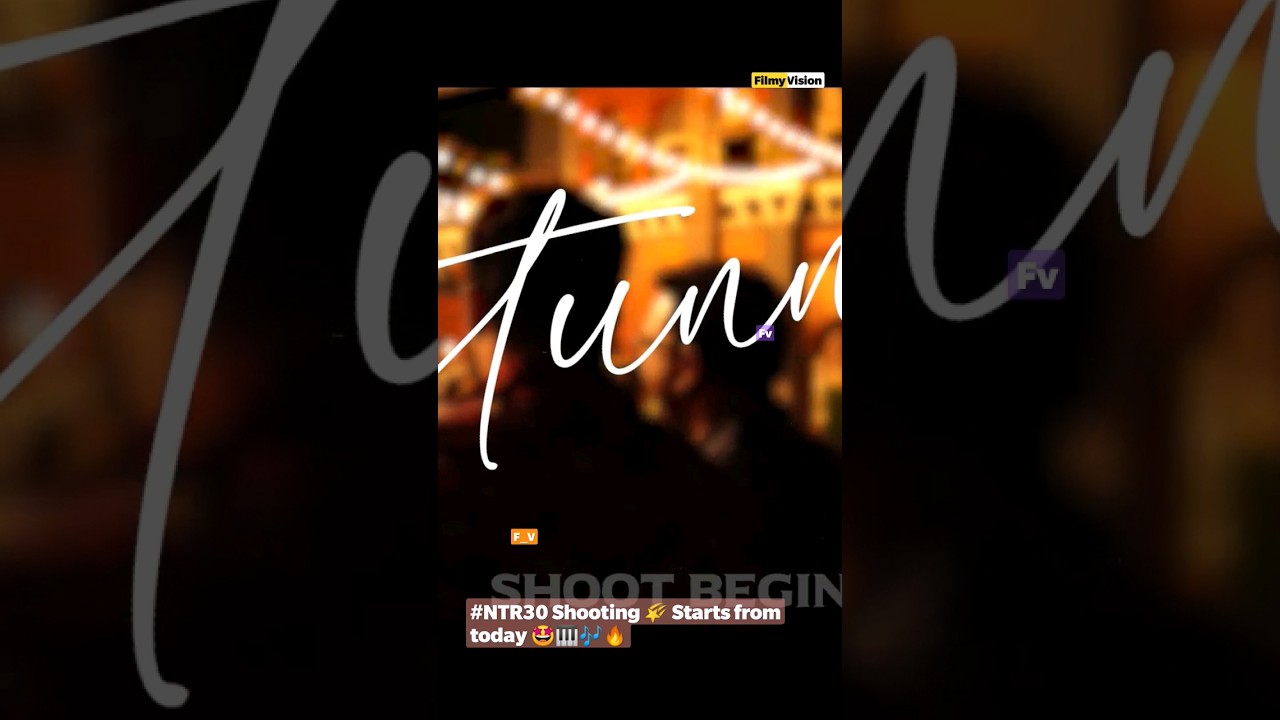 #NTR30 Shooting Started From today| #jrntr #koratalasiva #rrr #shorts #bheem