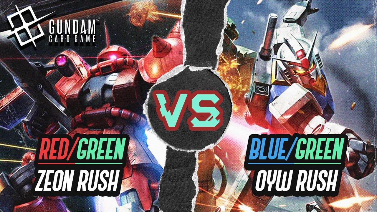 POV: You're a Pilot in 0079! 🧑‍🚀 | RG Zeon Rush vs BG One Year War Rush | Gundam Card Game