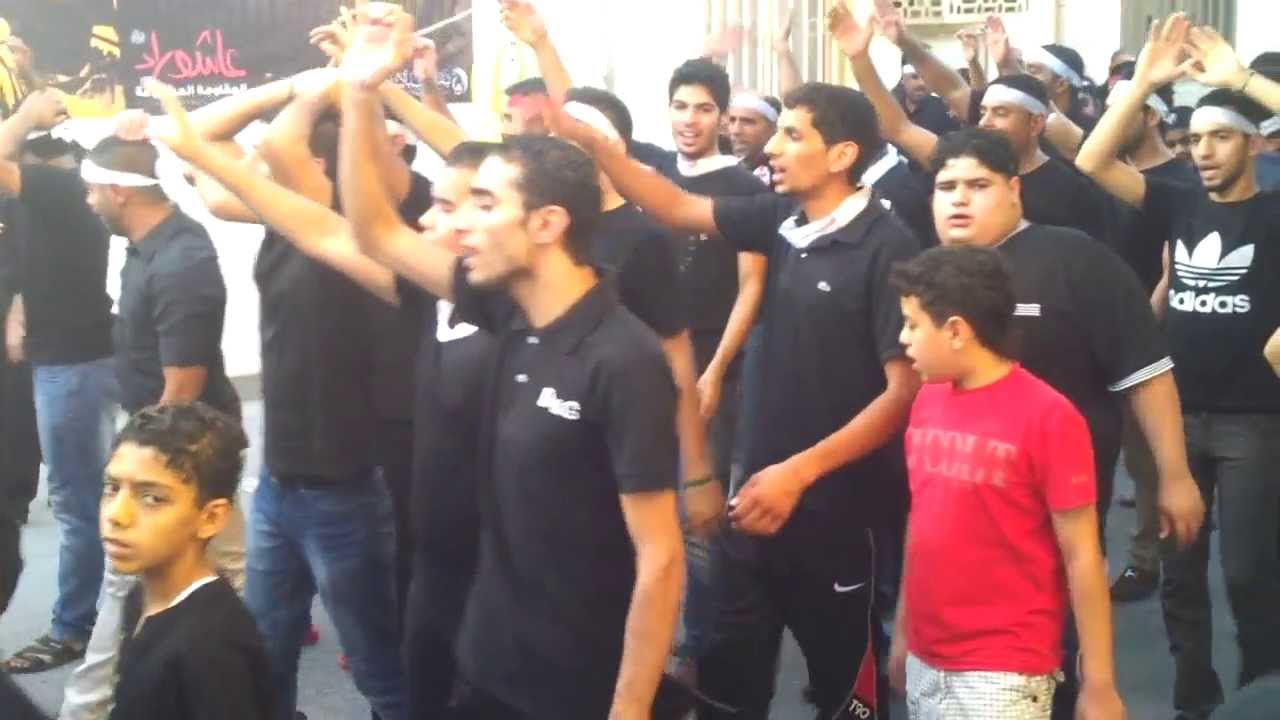 موكب قرية مقابة في عزاء مقابة المركزي في يوم تاسع محرم 13-11-2013