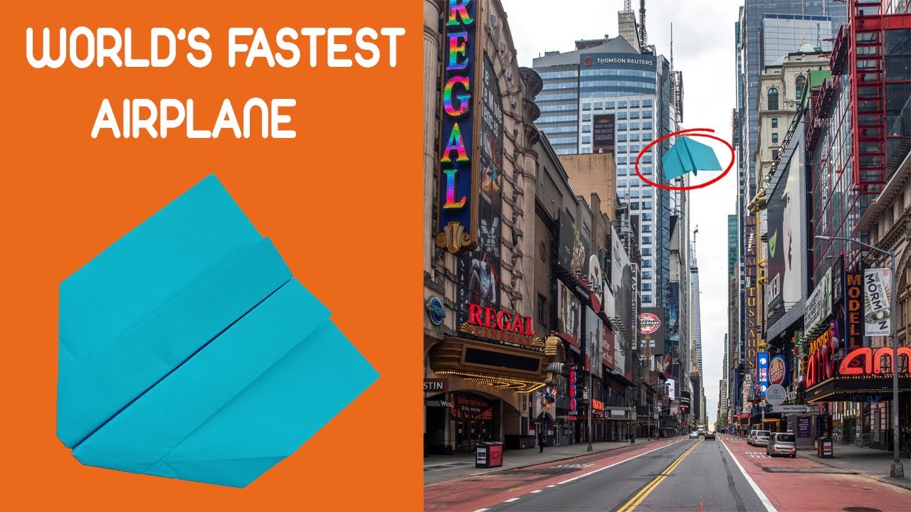 How to Make a Easy Paper Plane That Flies Fast and Far || How to Make Super Fast Paper Airplane