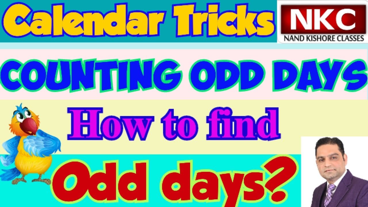 Counting of odd days |  Number of odd days concept  | Calendar Tricks | Reasoning Questions