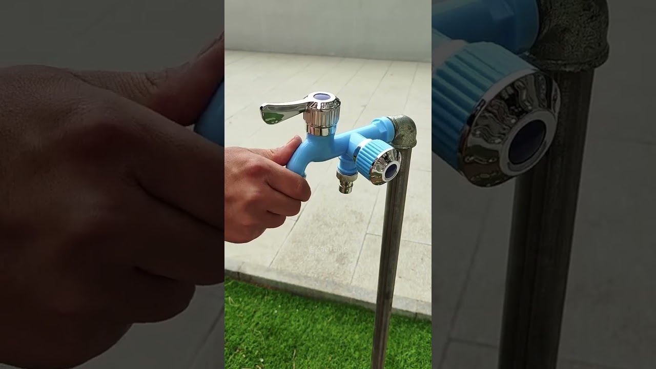 One in and two out anti-freeze and explosion-proof faucet! #tools