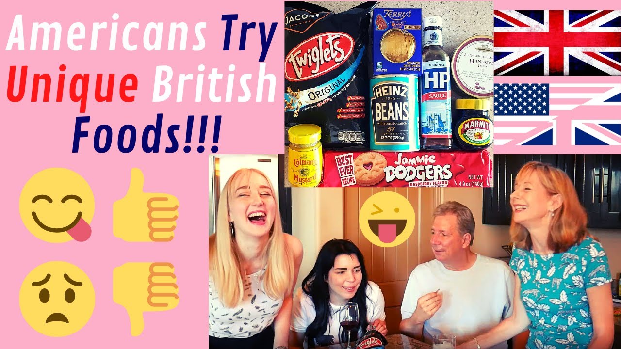 American's Try Unique British Foods!