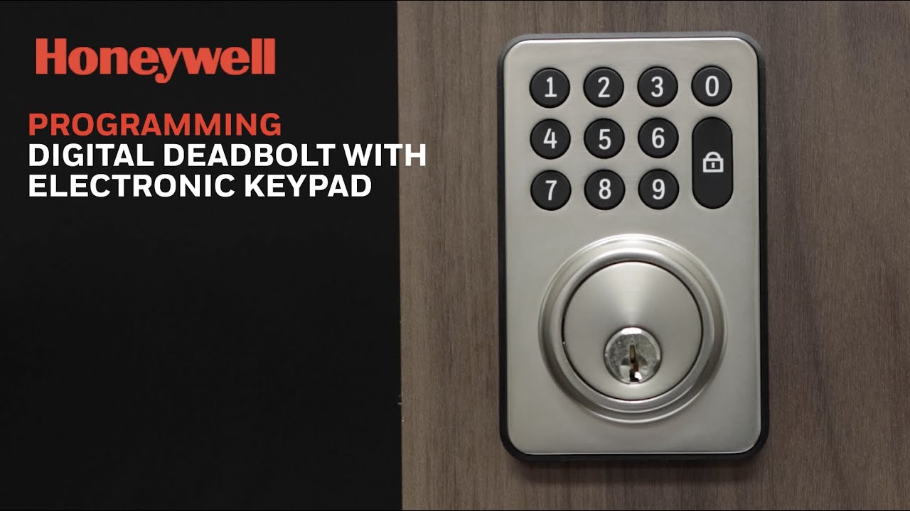 Programming Digital Deadbolt with Electronic Keypad