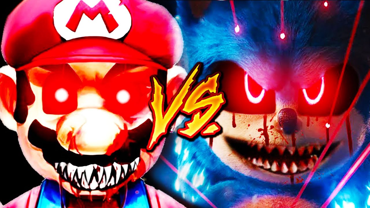 MARIO.EXE VS. SONIC.EXE RAP | Ykato Ft. Dankun & Hollywood Legends