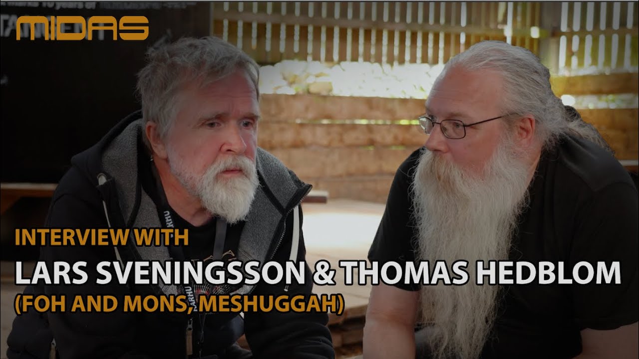 #HD96OnTour - Interview with Thomas Hedblom (FOH) & Lars Sveningsson (Mons) for Meshuggah