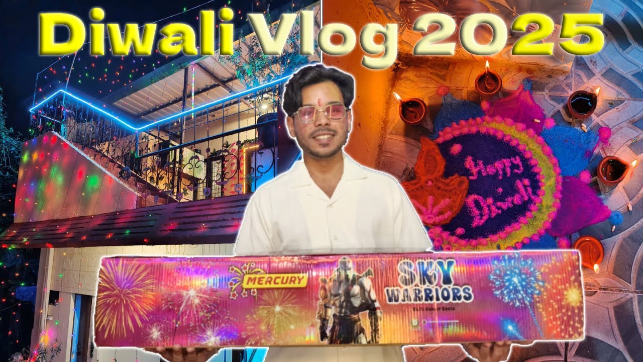 Diwali Celebration 2025 🪔 | Crackers & Happiness