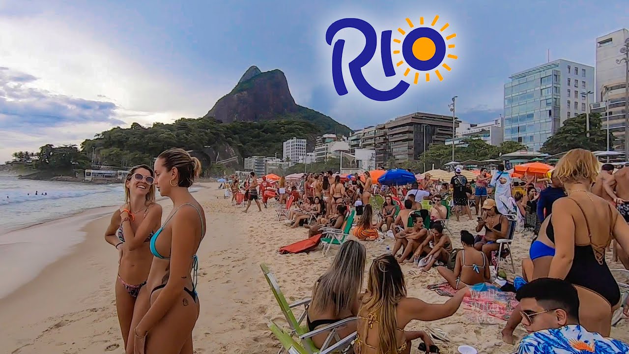 Leblon Beach Walk Rio de Janeiro Brasil