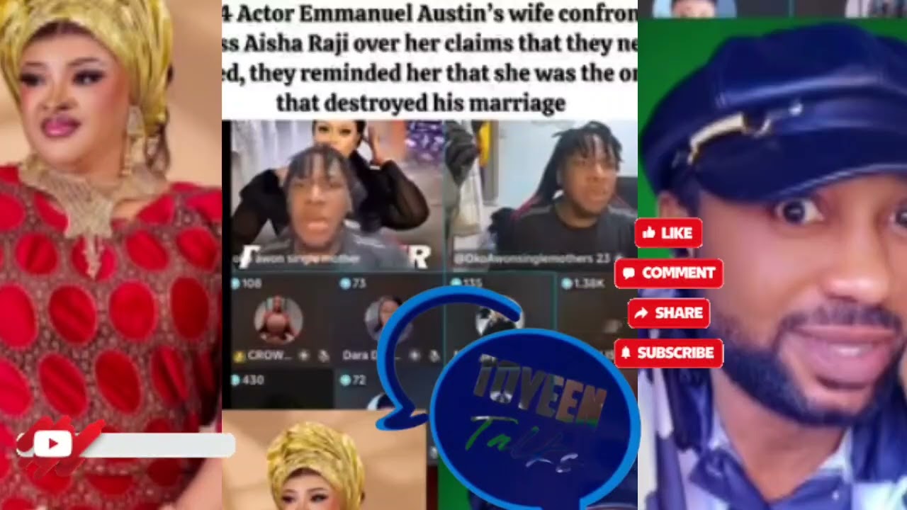 ACTOR AUSTIN EMMANUEL WIFE CONFRONTED ACTRESS AISHA RAJI & EXPOSED ALOT SECRET ABOUT HER COMPLETELY 