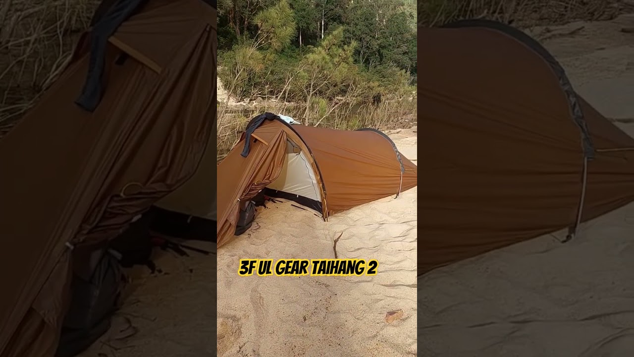 First time using the 3F UL Gear Taihang 2 #hiking #camping #youtube #shorts #review #adventure