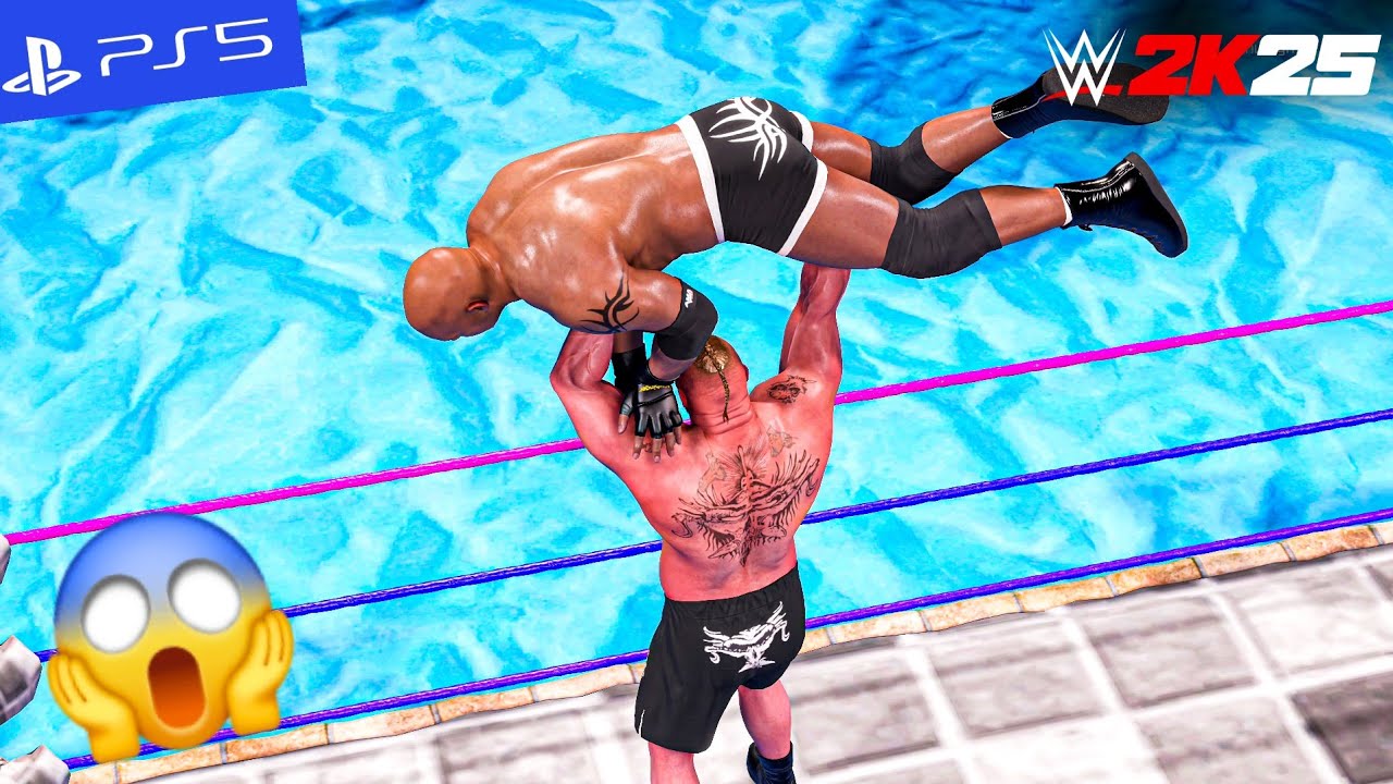 WWE 2K25 - Плески тел. Мечты рушатся. Водная битва - это чистый хаос.| PS5" [4K60]