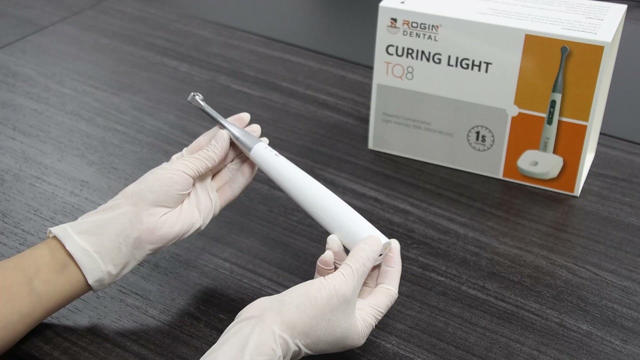 Rogin curing light TQ8 video show rogindental.com